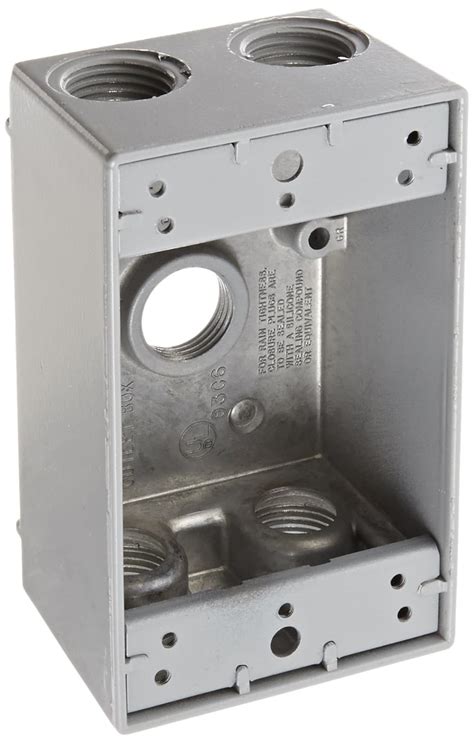 Single gang rectangular box to round fixture 